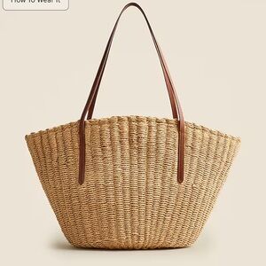J Crew Woven Tote